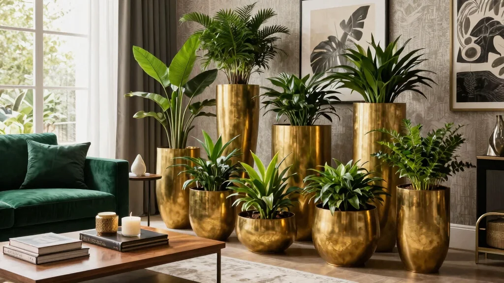 10 Brass Planters That Are Luxurious, Timeless, and Completely Irresistible