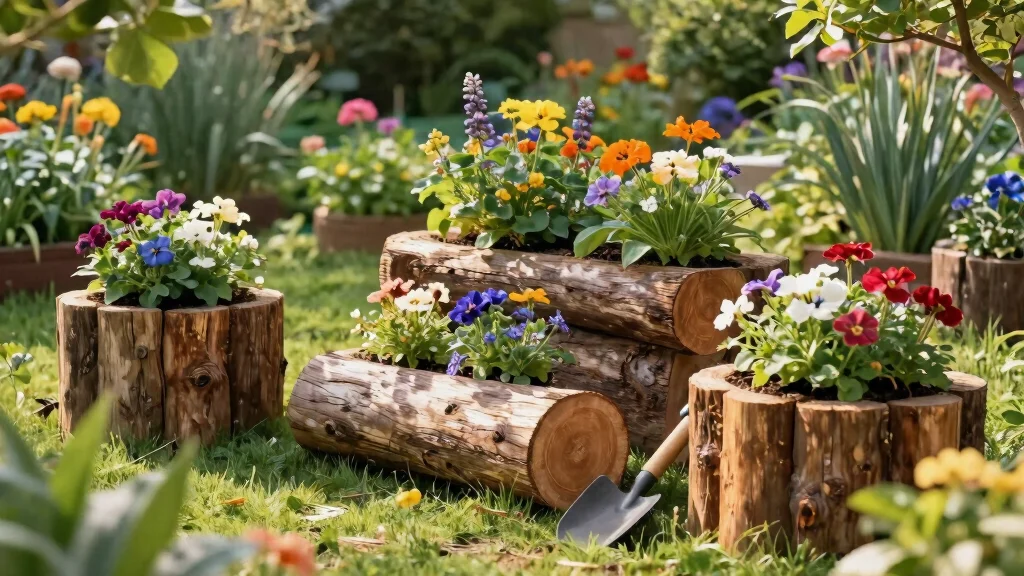 10 Log Planter Ideas That Turn Old Wood Into Stunning Garden Focal Points