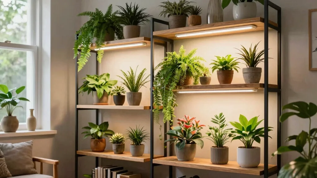 7 Indoor Plant Shelves with Grow Lights That Keep Your Plants Thriving Year Round