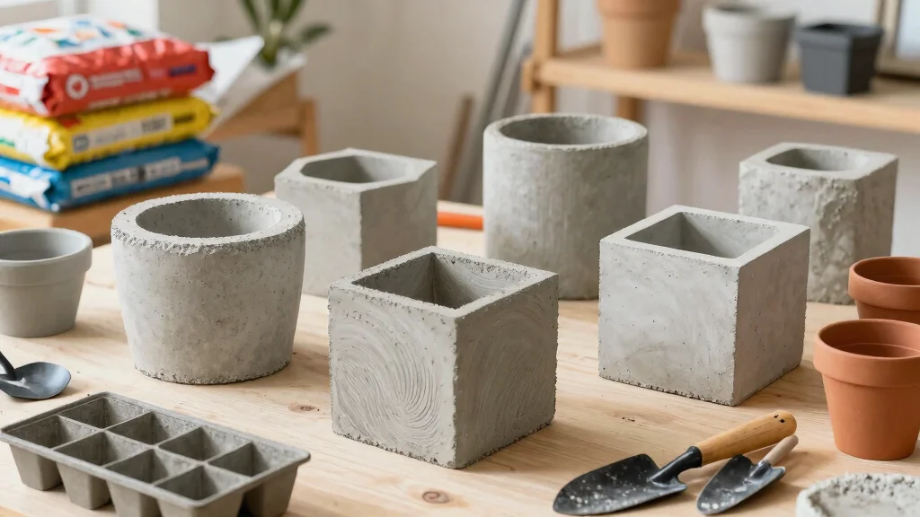 9 Concrete Planter Molds That Help You Create Stunning Planters From Scratch