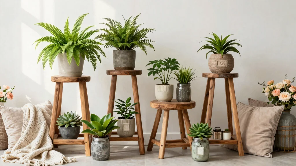 9 Farmhouse Plant Stands That Bring That Cozy Countryside Charm Indoors