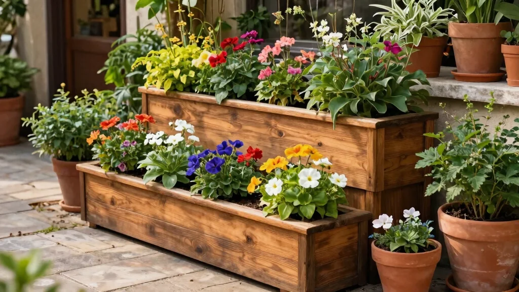 9 Tiered Planter Boxes That Turn Any Corner Into a Stunning Display